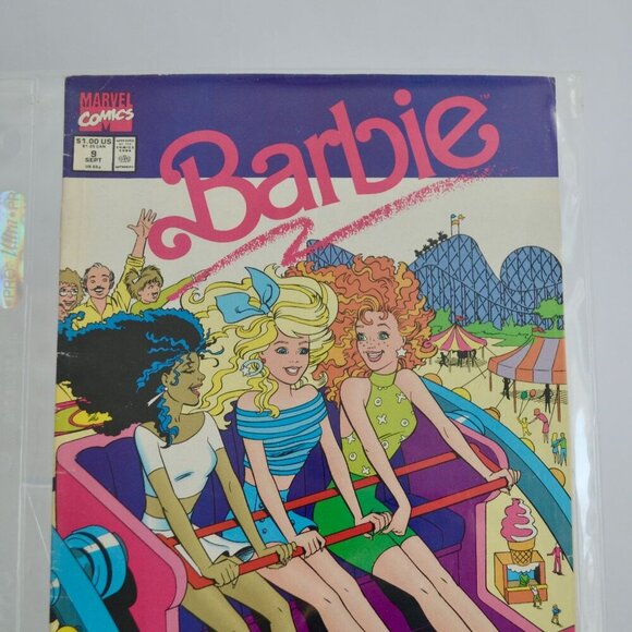 Marvel Comics Barbie 9 September Sept 1991 - Picture 2 of 4